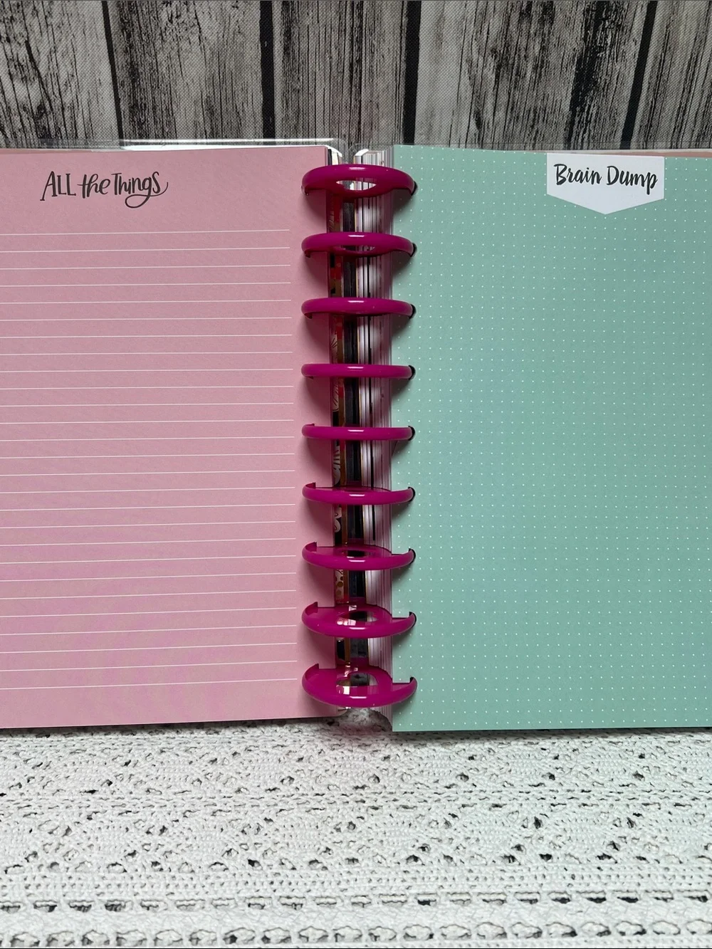 Happy Planner miscellaneous set of  vintage planner supplies with 15+ pieces